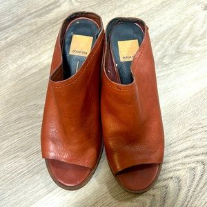 Brown Dolce Vita Heels (Open Toe)